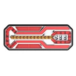Lampa stop 350x131, 6 functii, ceata, mers inapoi si semnalizare dinamica, dreapta, L1950 TruckLed