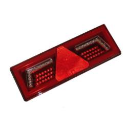 Lampa stop 375x130, 6 functii, LED, cu triunghi, dreapta, Neon Glow, L1860 TruckLed