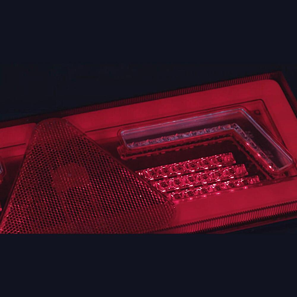 Lampa stop 375x130, 6 functii, LED, cu triunghi, dreapta, Neon Glow, L1860 TruckLed