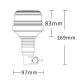 Girofar 12/24V, h169, LED, prindere pe tija flexibila, OPTI, ALR0075 TruckLed Girofar 12/24V, h169, LED, prindere pe tija flexibila, OPTI, ALR0075 TruckLed
