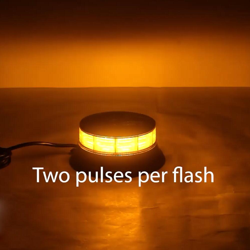 Girofar 12/24V, h54, 30 LED-uri, 19W, cu magnet, ALR0071 Truckled
