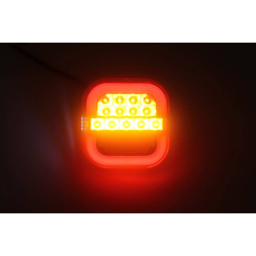Lampa spate 107x107, 3 functii, LED, stanga TruckLed L2415