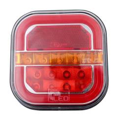 Lampa spate 107x107, 3 functii, LED, stanga TruckLed L2415