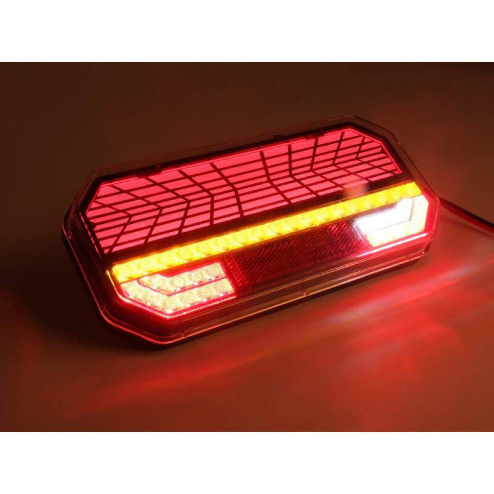 Lampa spate 235x110 LED NEON, 5 functii, cu ceata si mers inapoi, semnalizare dinamica, stanga L2422