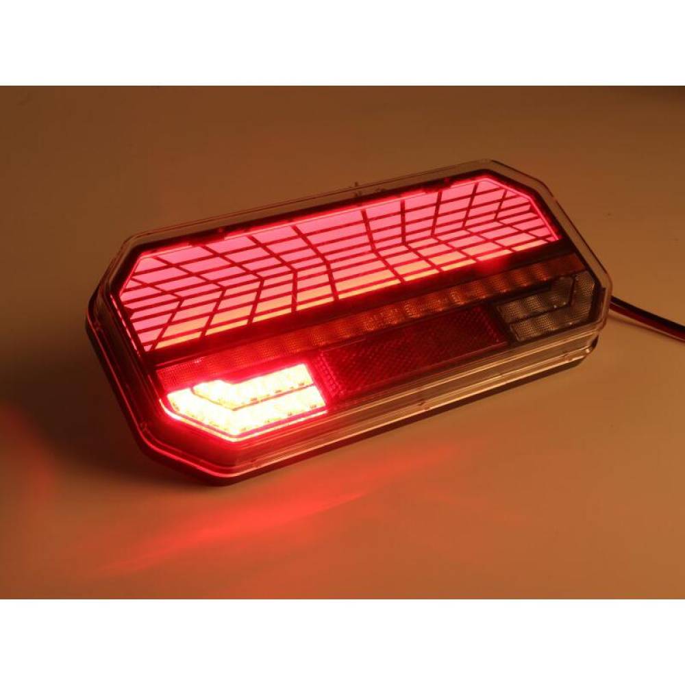 Lampa spate 235x110 LED NEON, 5 functii, cu ceata si mers inapoi, semnalizare dinamica, stanga L2422