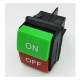 Intrerupator ON/OFF dreptunghiular, LED, rosu cu verde, TL-31