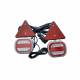 Kit lampi remorca, cu LED Neon, numar, triunghi reflectorizant si magnet, cablu 7,5m, L2412-Z TruckLed