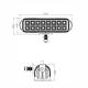 Proiector lucru 155x45, LED, 12-24V, 24W, 1732lm, flood L0166 TruckLed