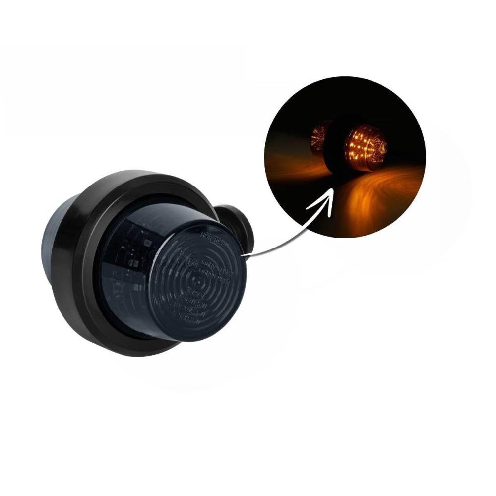 Lampa gabarit cu brat 192mm, cu LED, cablu 5m, Stanga, LD 2560/GRAPHITE/5M,  Horpol