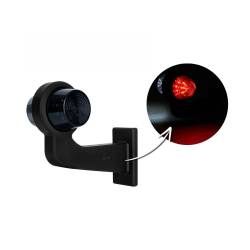 Lampa gabarit cu brat 192mm, cu LED, cablu 5m, Stanga, LD 2560/GRAPHITE/5M,  Horpol