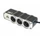 Stecher 3 prize 12 / 24V cu fir si USB 01031 Amio