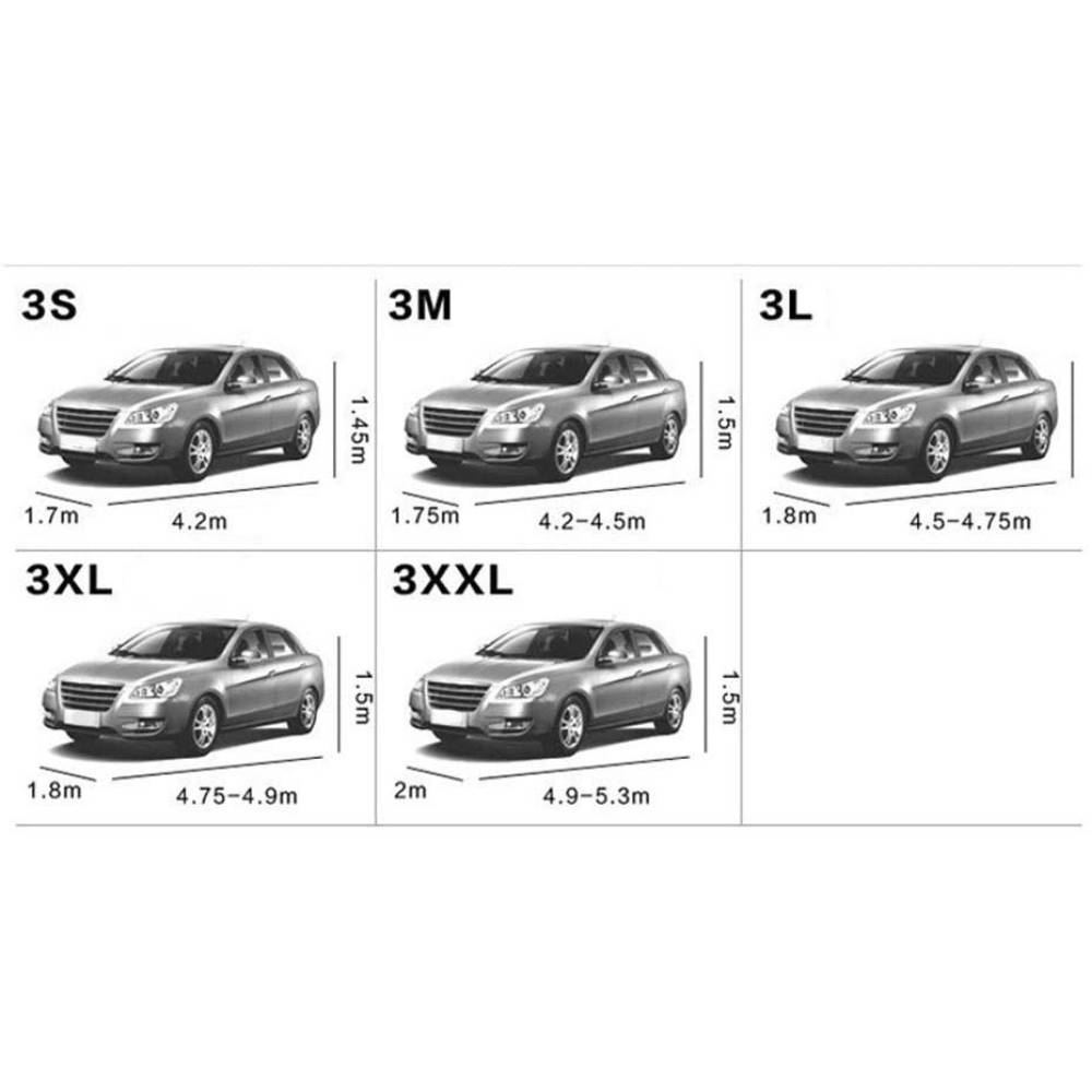 Prelata auto, vatuita, marime 3XL 480x180x150cm UltraLite PEVA Prelata auto, vatuita, marime 3XL 480x180x150cm UltraLite PEVA