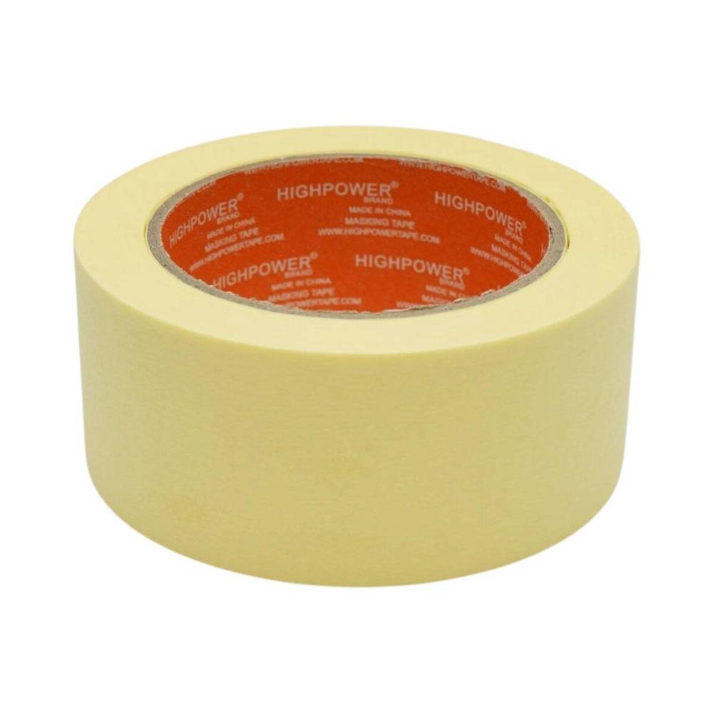 Banda adeziva mascare uz general 48mm x 36m din hartie galbena HighPower AAA184