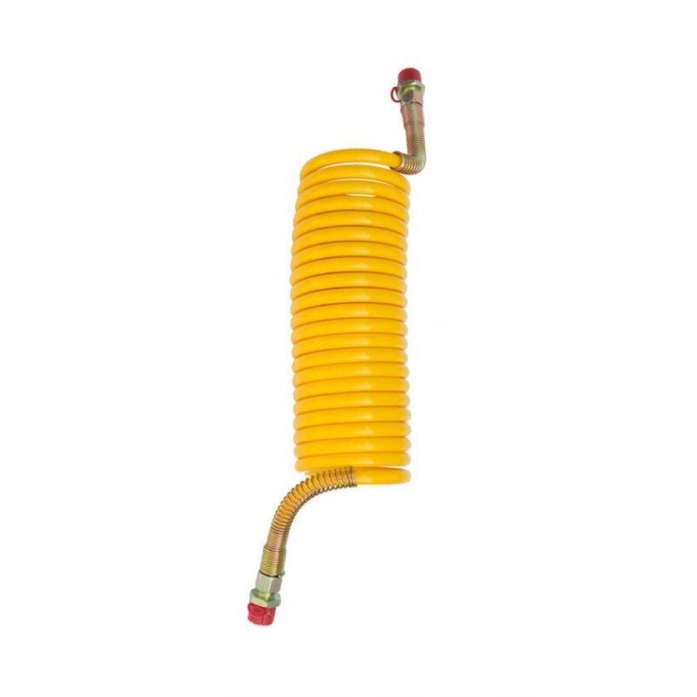 Furtun aer frana M16, spiralat 6m, galben, Hico PPN013 Furtun aer frana M16, spiralat 6m, galben, Hico PPN013