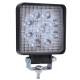 Proiector lucru auto 108x108, LED, 9-30V / 27W, 1890lm, spot, Hal009 Hico