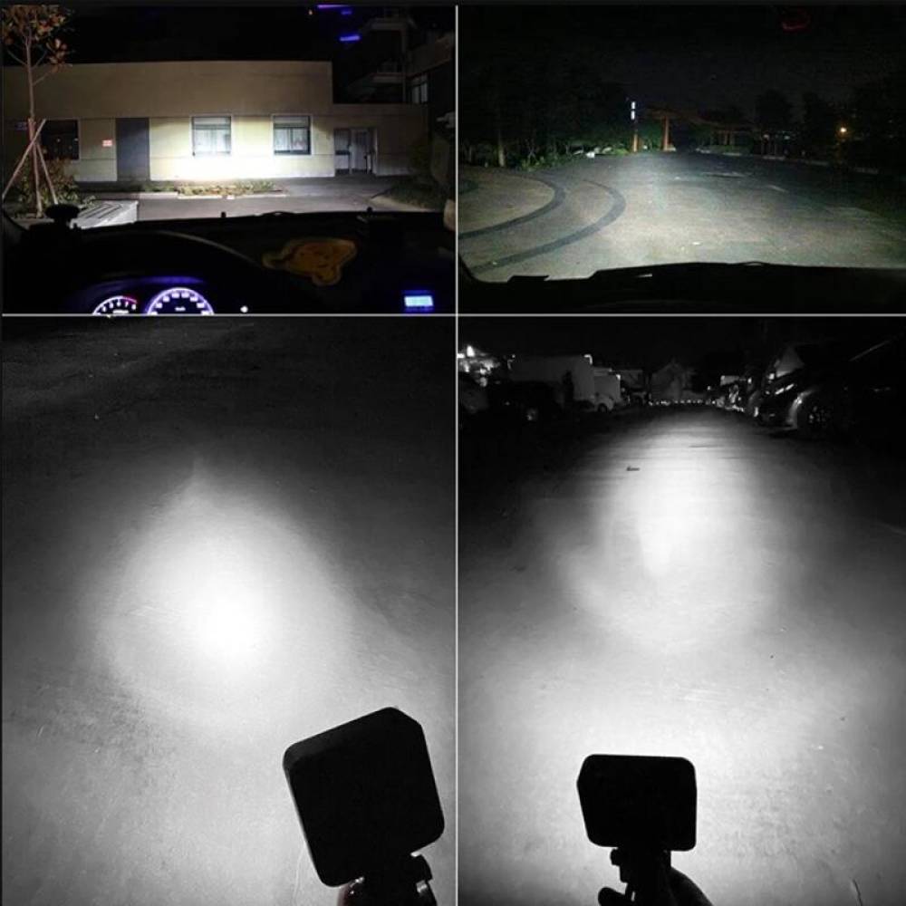 Proiector lucru auto 108x108, LED, 9-30V / 27W, 1890lm, spot, Hal009 Hico