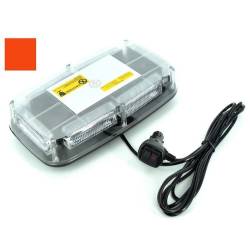 Girofar transversal 28cm, LED, cu magnet, galben, 48LED-T Girofar transversal 28cm, LED, cu magnet, galben, 48LED-T