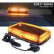 Girofar transversal 28cm, LED, cu magnet, galben, 48LED-T