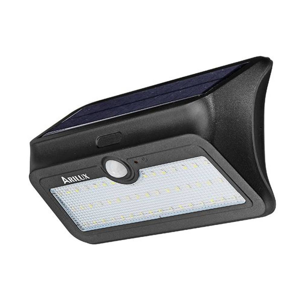 Lampa solara perete cu senzor miscare si lumina, 46Led, SOL46
