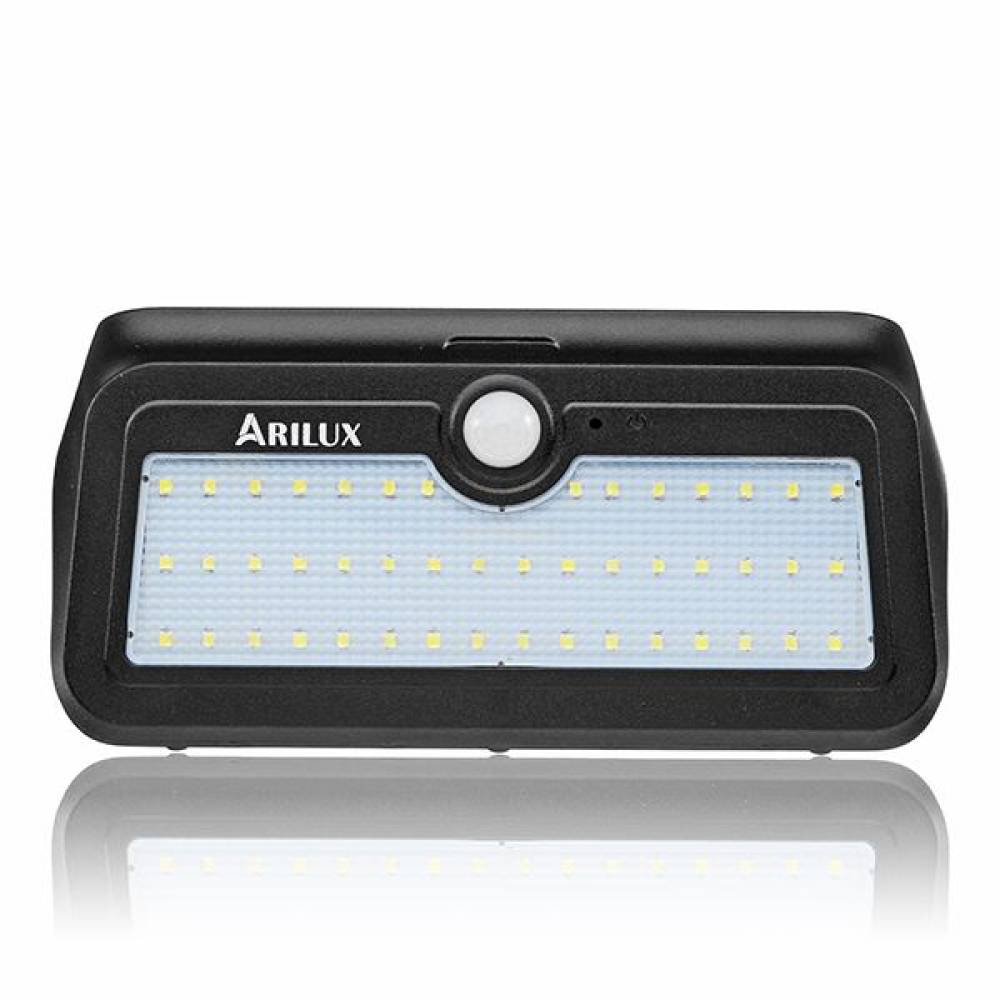 Lampa solara perete cu senzor miscare si lumina, 46Led, SOL46