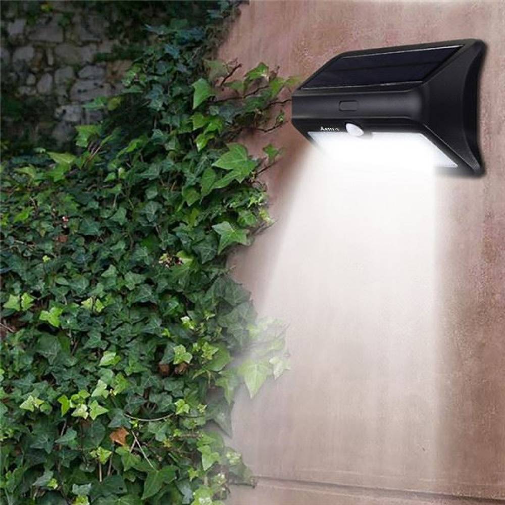 Lampa solara perete cu senzor miscare si lumina, 46Led, SOL46