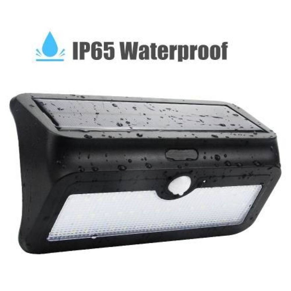 Lampa solara perete cu senzor miscare si lumina, 46Led, SOL46