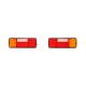 Lampa stop 330x140, 4 functii, mers inapoi, suport metalic, SET 2 buc,  92850 TruckLight