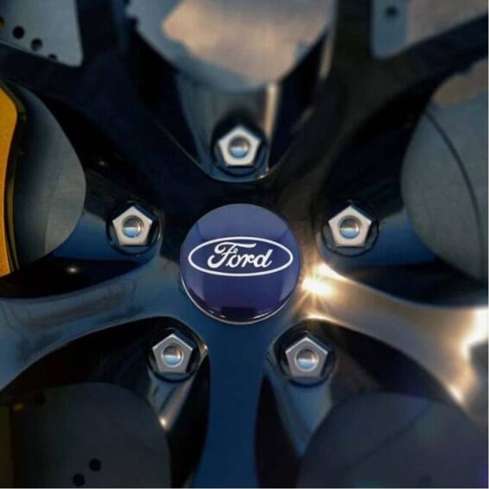 Set 4 capace pentru jante aliaj, 60mm, emblema Ford