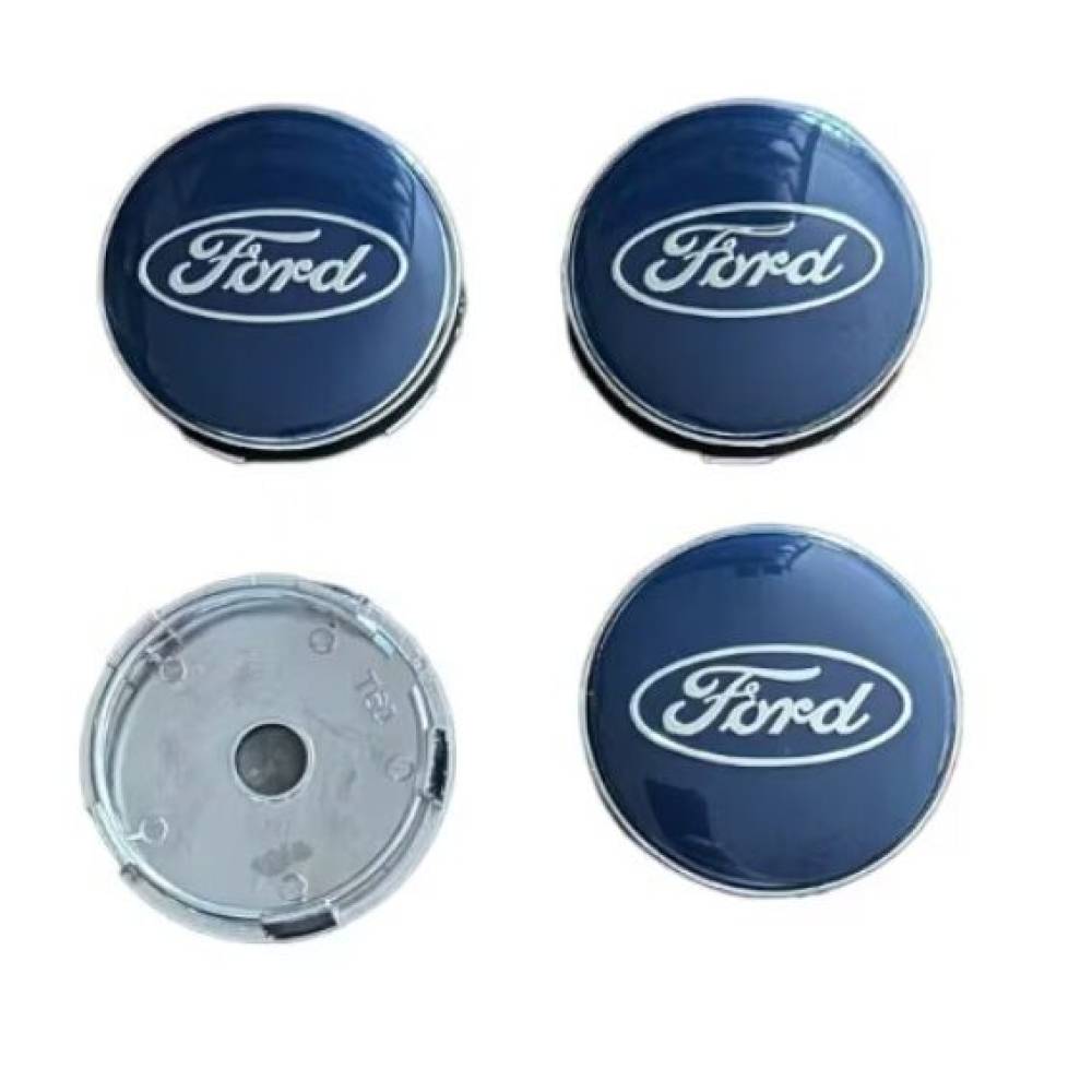 Set 4 capace pentru jante aliaj, 60mm, emblema Ford