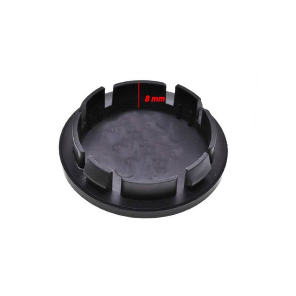 Set 4 capace jante 56 mm, negre, \art LGG-016