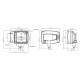 Far cu lampa semnalizare, bec H3 + H7, set, dreapta si stanga, HR-A-035 Huaren