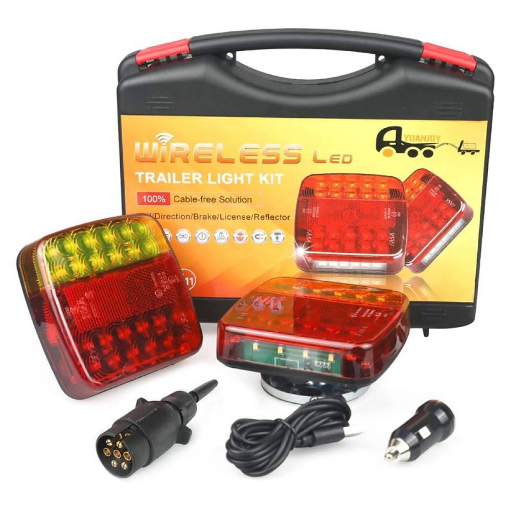 Kit lampi remorca, cu magnet, wireless,  fisa 7pini, sa85 YA077