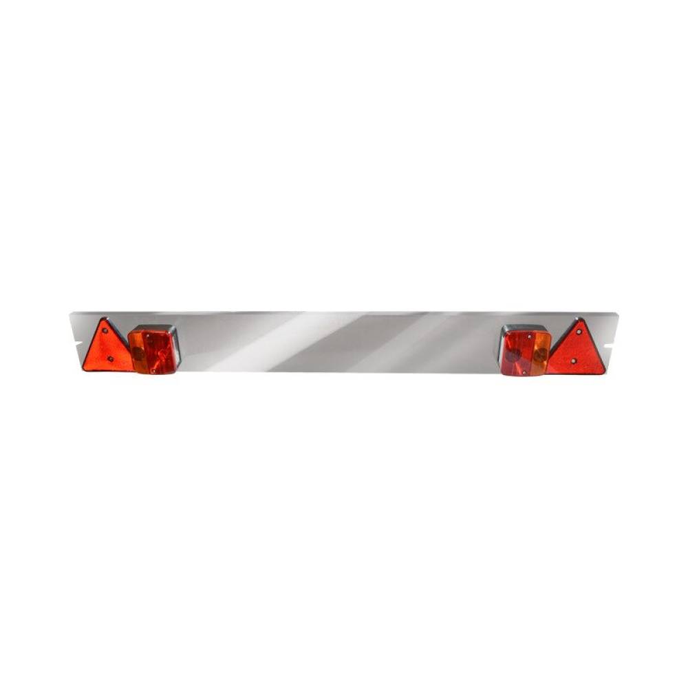 Kit lampi remorca cu bara, 1200mm, 12V, cablu 6m, fisa 7 pini, 2 triunghiuri, lampi cu bec, CK67  