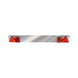 Kit lampi remorca cu bara, 1200mm, 12V, cablu 6m, fisa 7 pini, 2 triunghiuri, lampi cu bec, CK67  