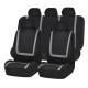 Set huse auto universale, negru cu gri, HSA003