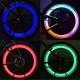 Ornament capacele valva cu LED rosu, auto, moto, velo, set 2 bucati, QMZ-03-red