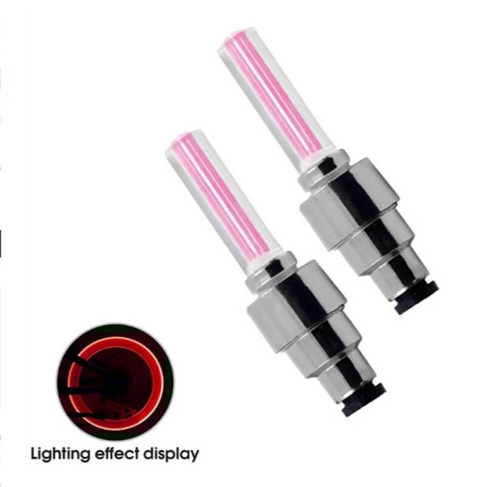 Ornament capacele valva cu LED rosu, auto, moto, velo, set 2 bucati, QMZ-03-red