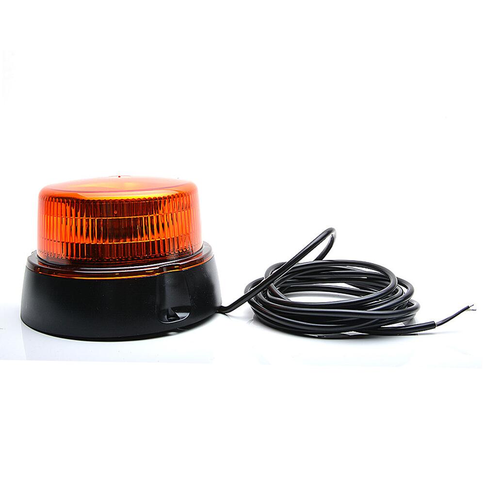 Girofar 12/24V, h99, LED, 19W, prindere cu 3 suruburi, cablu 3 metri, galben, W126 866.4D WAS