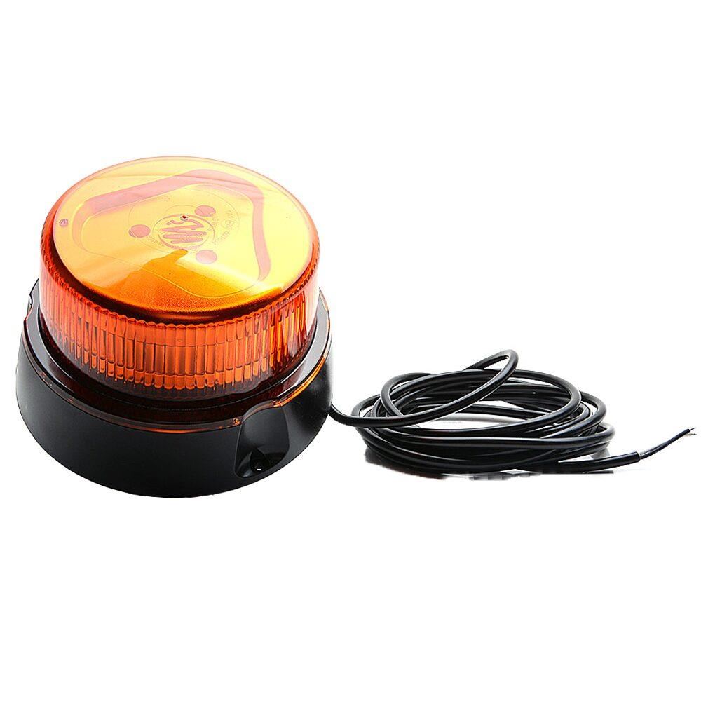 Girofar 12/24V, h99, LED, 19W, prindere cu 3 suruburi, cablu 3 metri, galben, W126 866.4D WAS