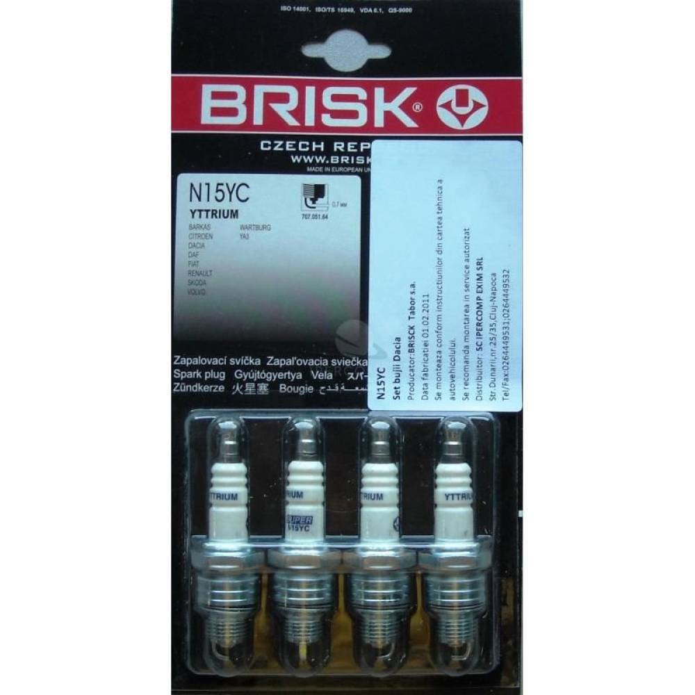 Bujii Dacia 1300, 1310, Aro, etc N15YC Brisk