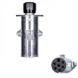 Fisa remorca 7 pini, 24V, metal, tip N WGN004/k Hico
