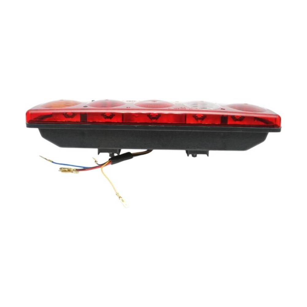 Lampa stop 412x129, set 2 bucati, Iveco Daily 3, 24V, 5 functii, cu 5 ovale, fara bec, Ucler 0131L, 98652, RN26
