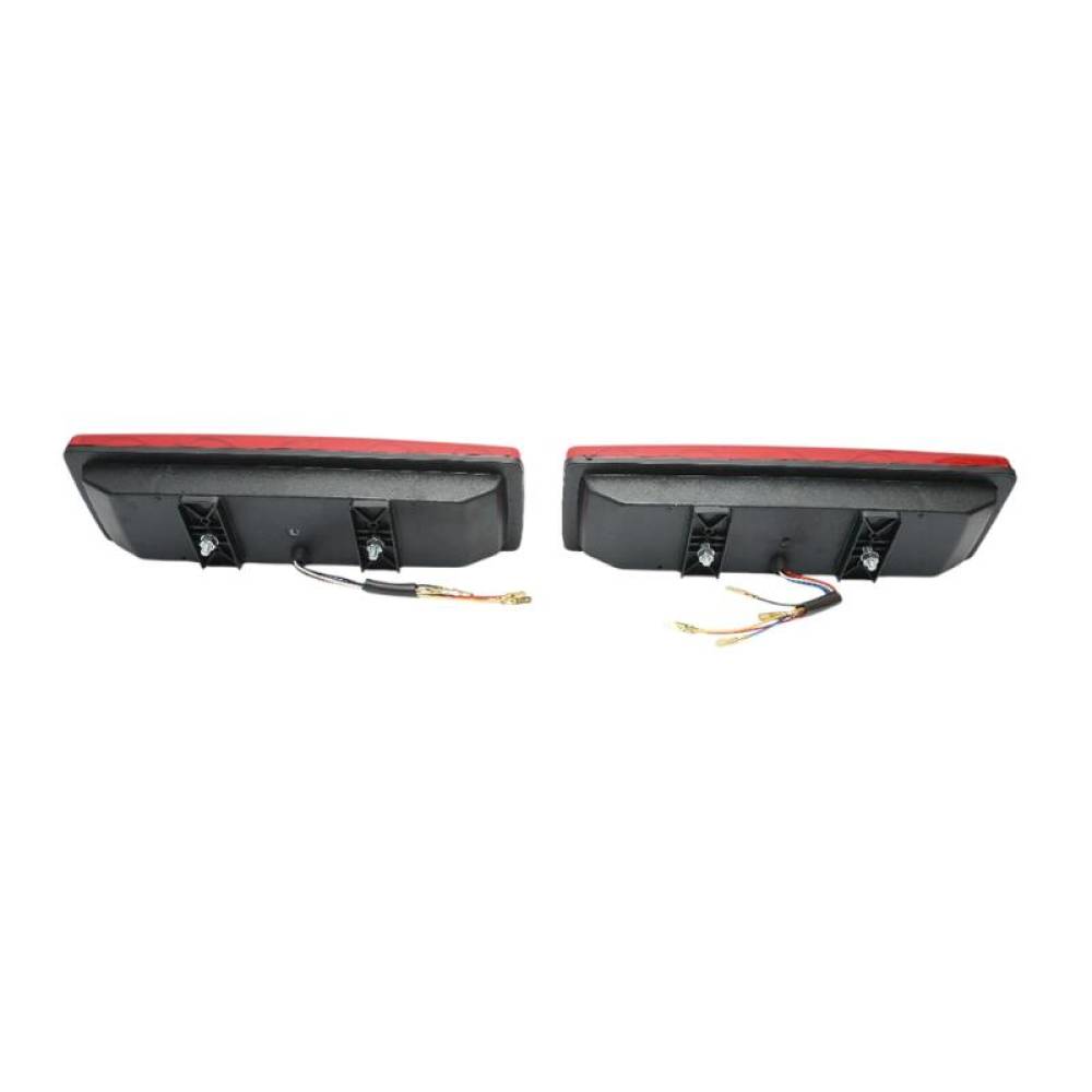 Lampa stop 412x129, set 2 bucati, Iveco Daily 3, 24V, 5 functii, cu 5 ovale, fara bec, Ucler 0131L, 98652, RN26