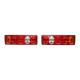 Lampa stop 412x129, set 2 bucati, Iveco Daily 3, 24V, 5 functii, cu 5 ovale, fara bec, Ucler 0131L, 98652, RN26