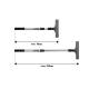 Curatitor geam telescopic 70-125cm, XL, aluminiu 407.50 Heyner