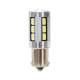 Set 2 becuri semnalizare 18 LED-uri SMD cu lupa, 12V-24V, P21W BA15s, 7429 Automax