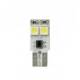 Set 2 becuri T10, 4 SMD 5050 12V, CANBUS, 4525/F Vecta