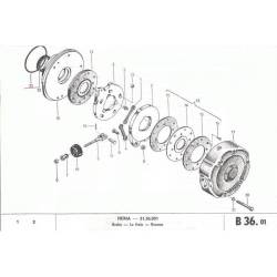 Garnitura carcasa interioara frana U650 UTB 141.2x5.7