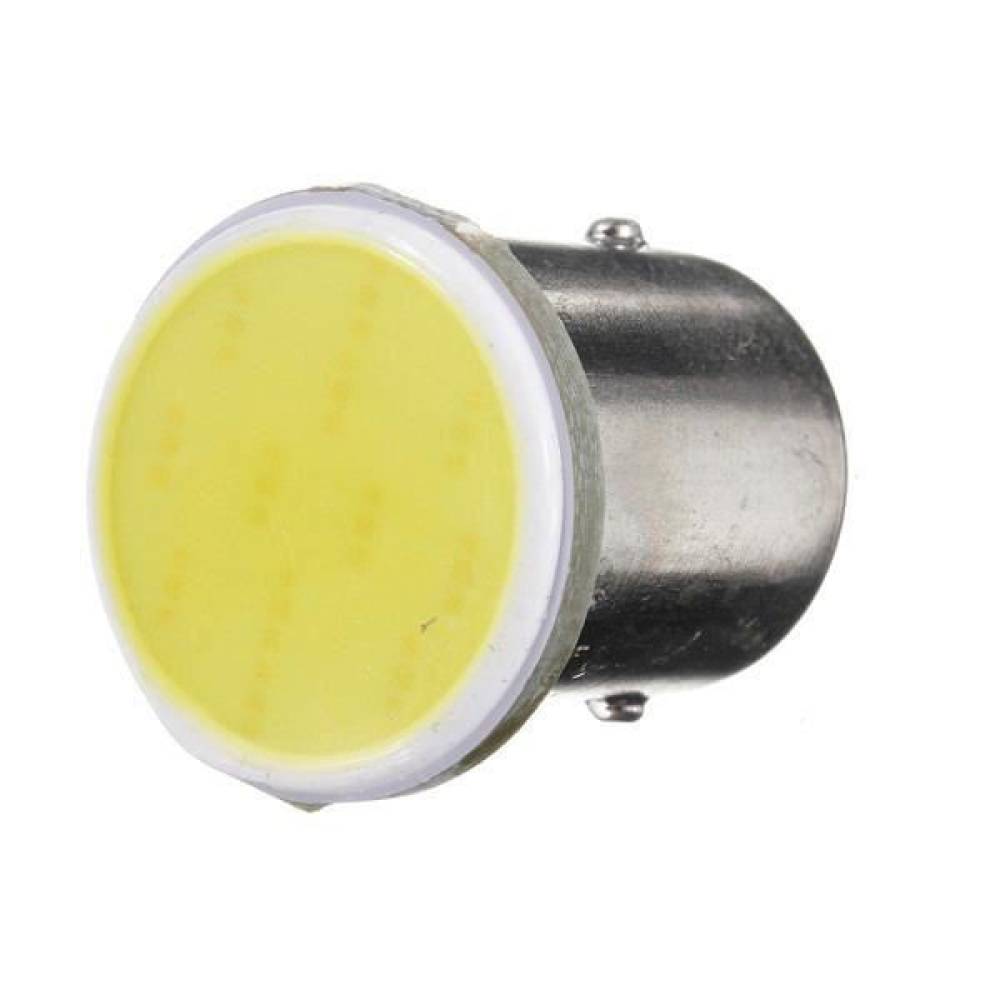 Set 2 becuri pozitie, 36 Led COB, 12V, G18-BA15S, alb