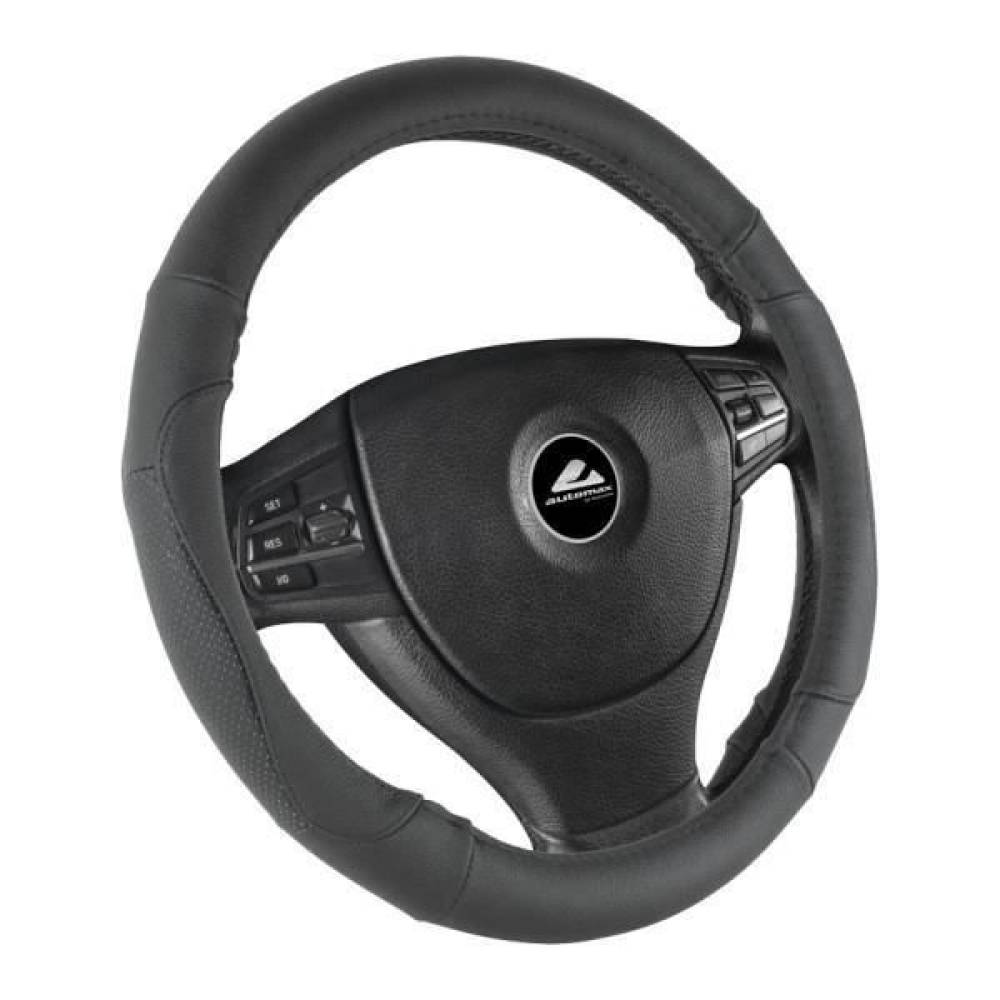 Husa volan 37 - 39cm imitatie piele neagra perforata 1051 Automax Husa volan 37 - 39cm imitatie piele neagra perforata 1051 Automax